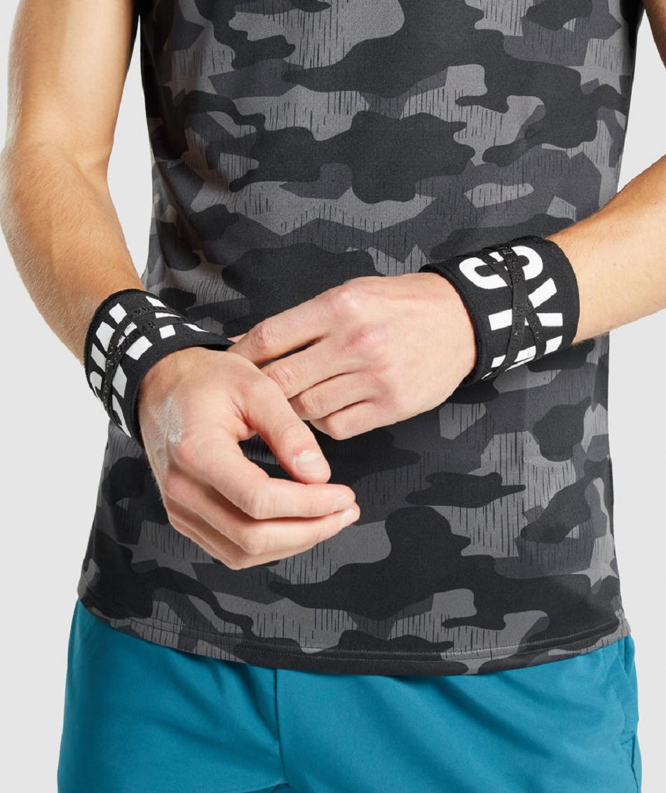 Gymshark Lifting Straps Self Tie Muške Oprema Crne | HR 3101LIS